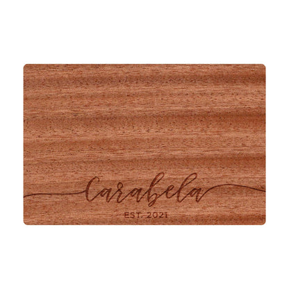 Cursive Name Personalized Cutting Board - 001