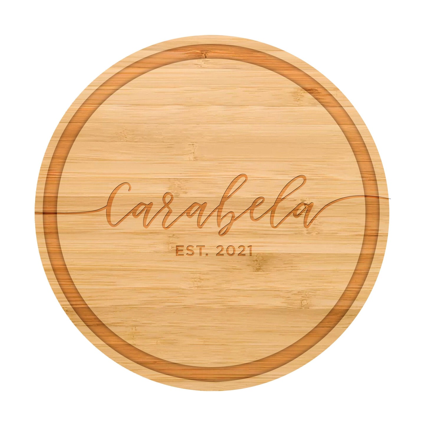 Cursive Name Personalized Cutting Board - 001