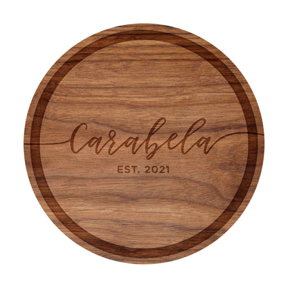 Cursive Name Personalized Cutting Board - 001