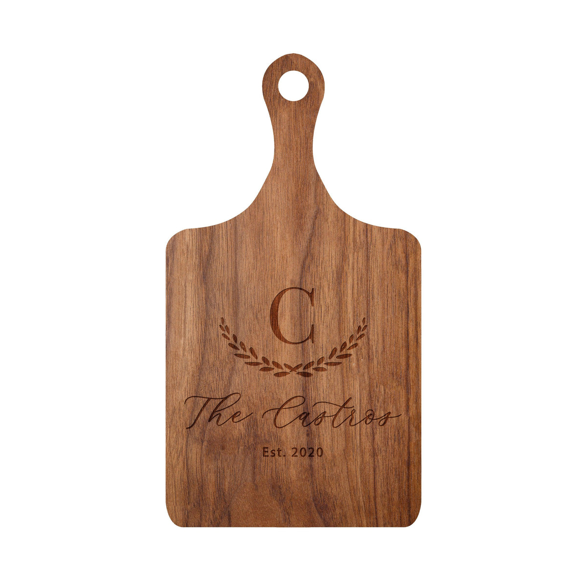 Large Initial Family Name Cutting Board