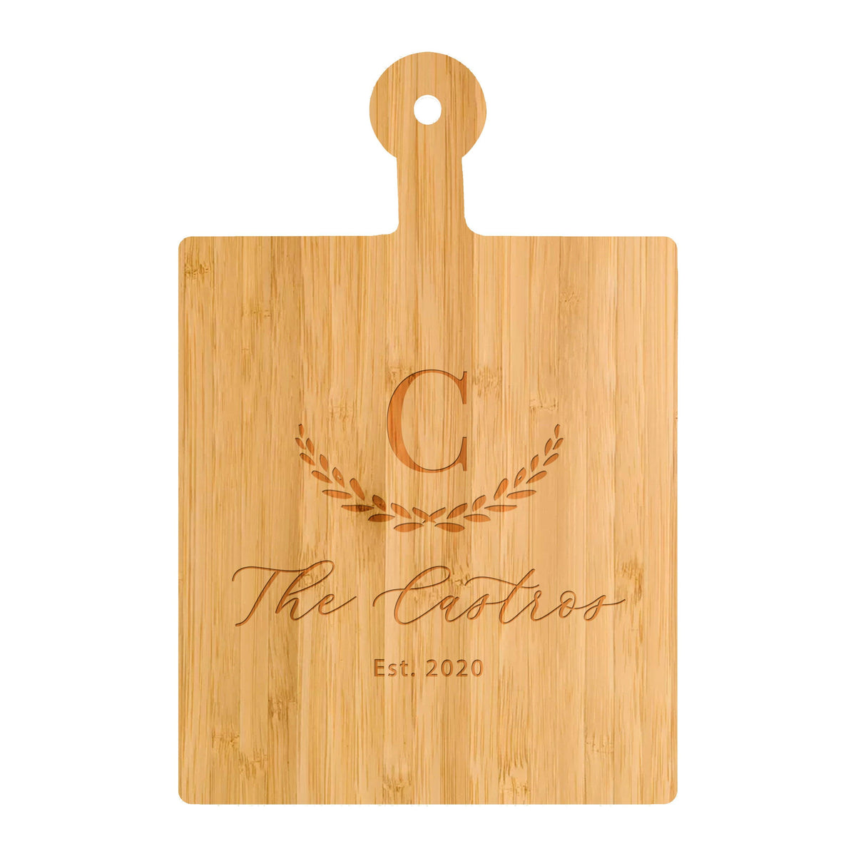 Large Initial Family Name Cutting Board