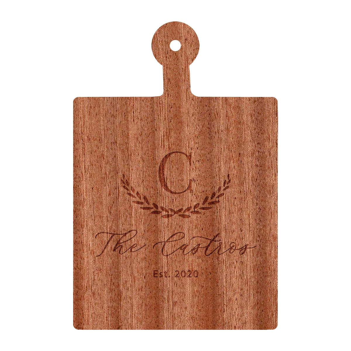 Large Initial Family Name Cutting Board