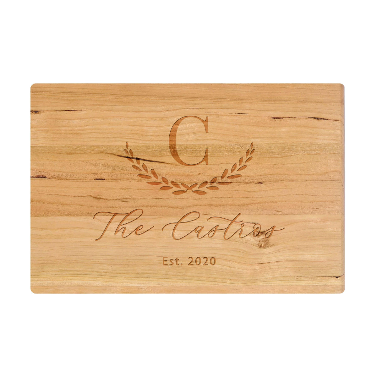 Large Initial Family Name Cutting Board
