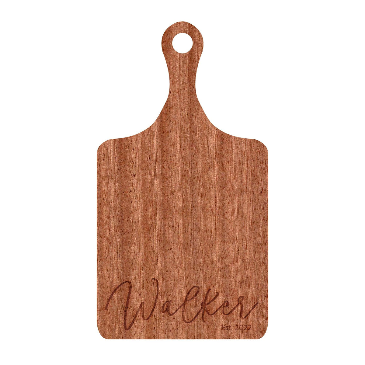 Classic Script Family Name Cutting Board