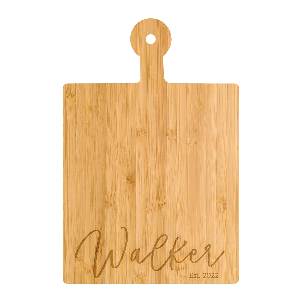 Classic Script Family Name Cutting Board