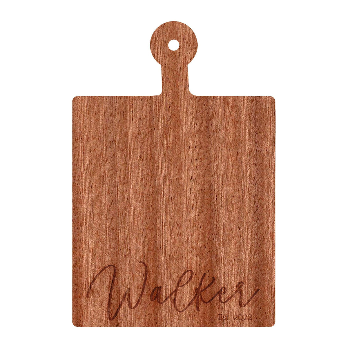 Classic Script Family Name Cutting Board