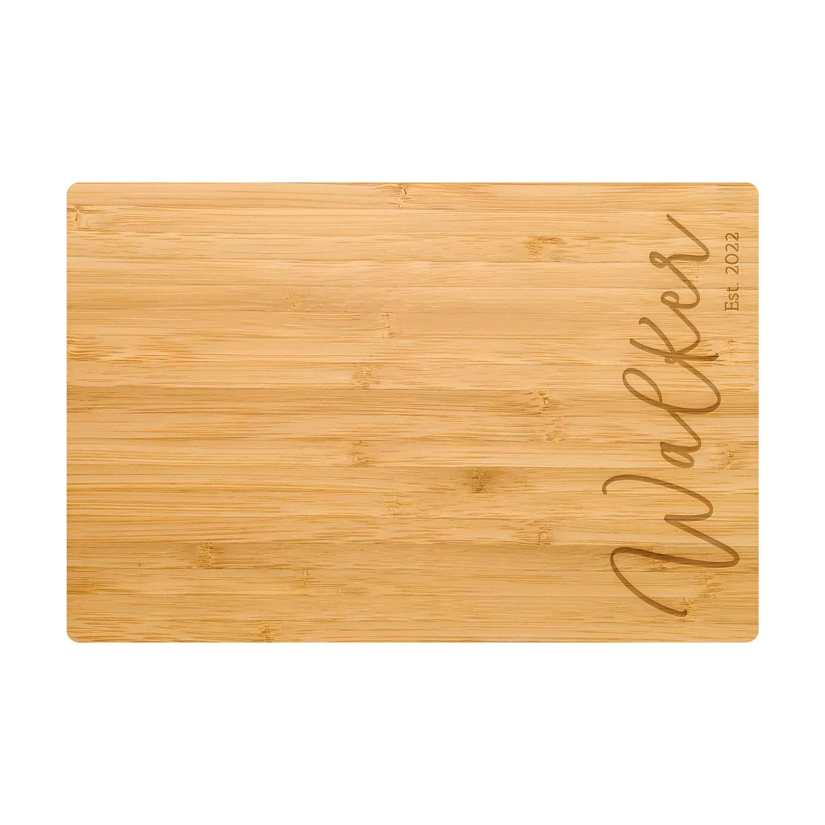 Cursive Name Personalized Cutting Board - 003