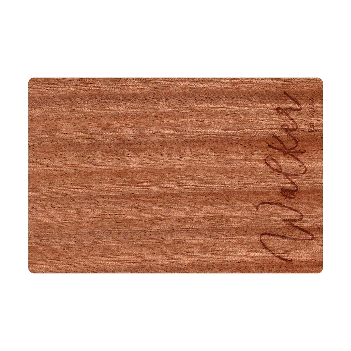 Classic Script Family Name Cutting Board