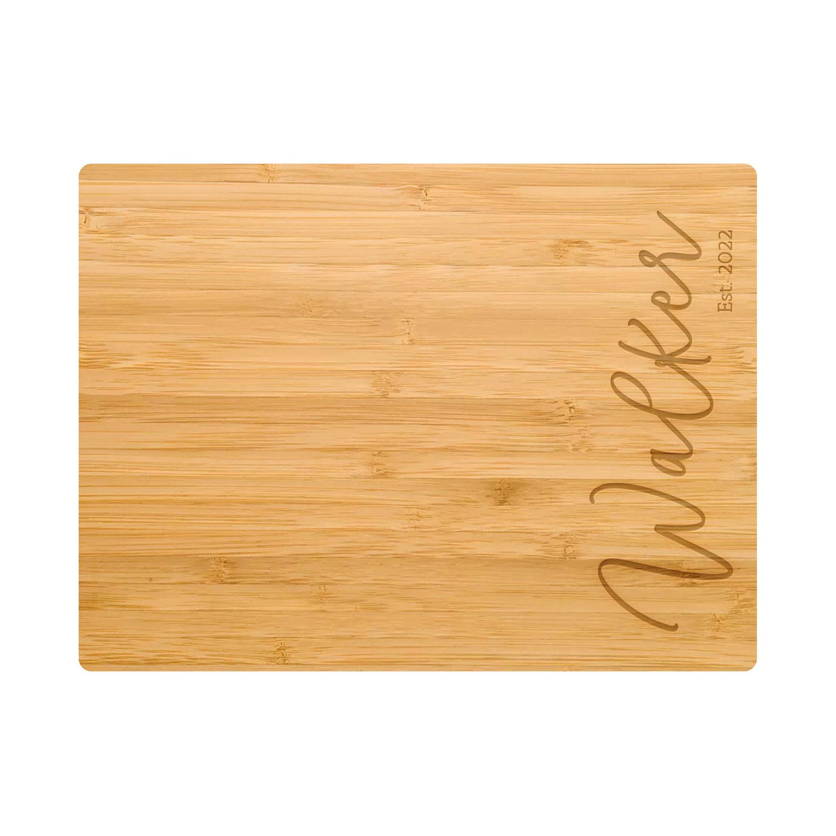 Classic Script Family Name Cutting Board
