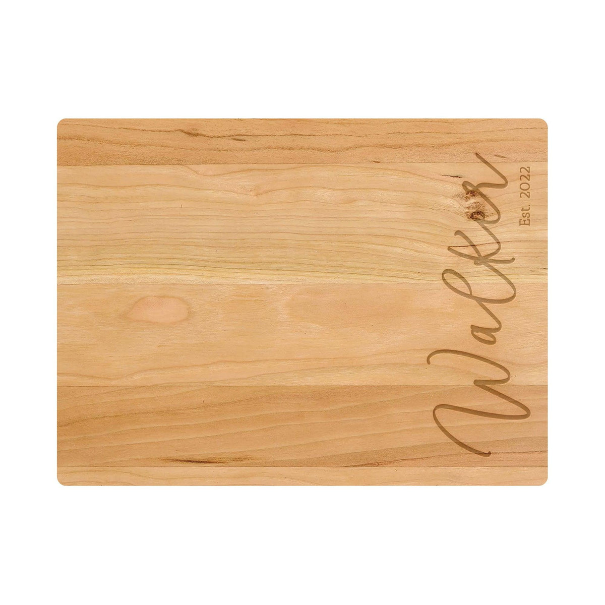 Cursive Name Personalized Cutting Board - 003