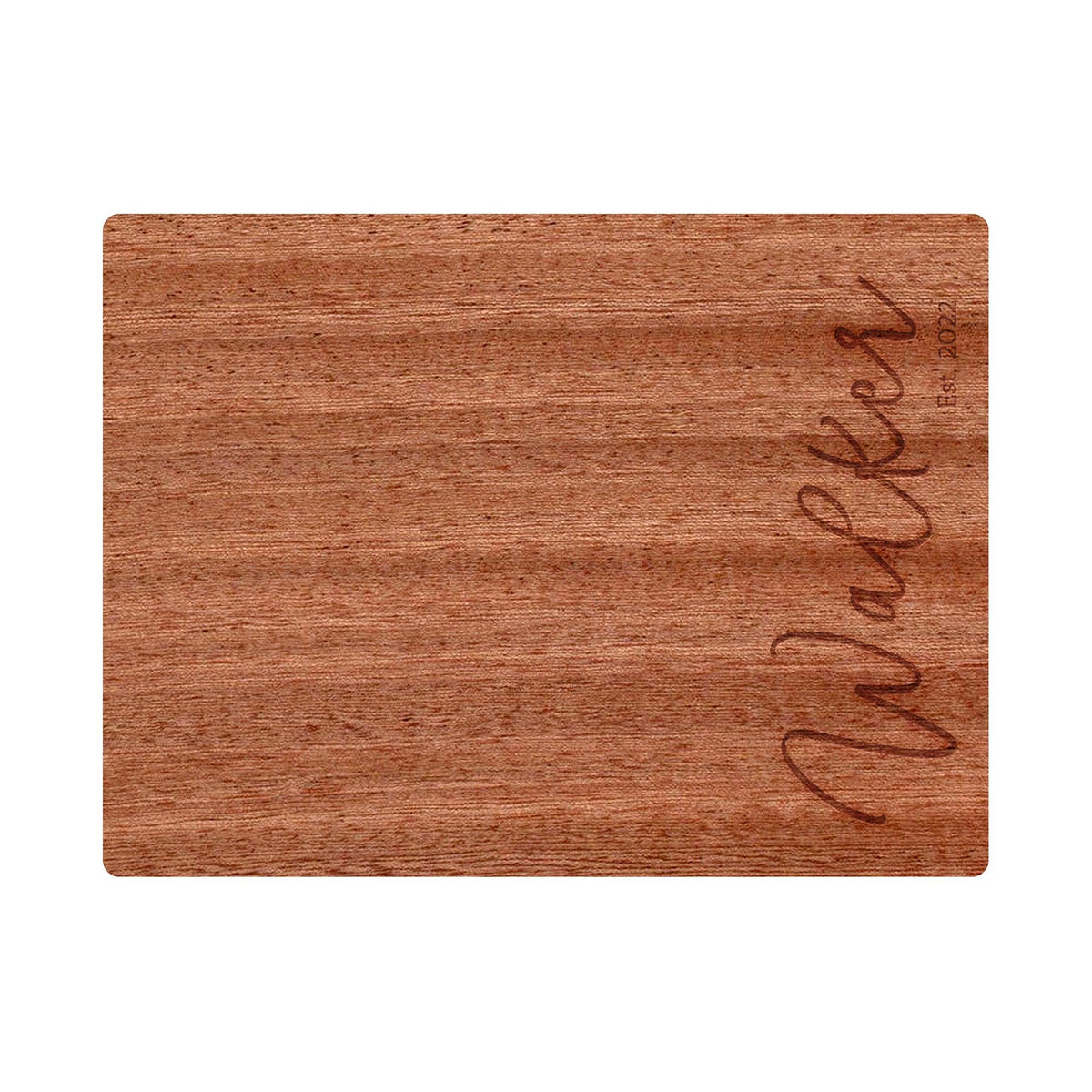 Classic Script Family Name Cutting Board
