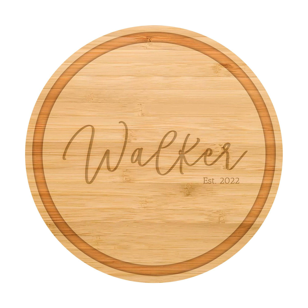 Classic Script Family Name Cutting Board