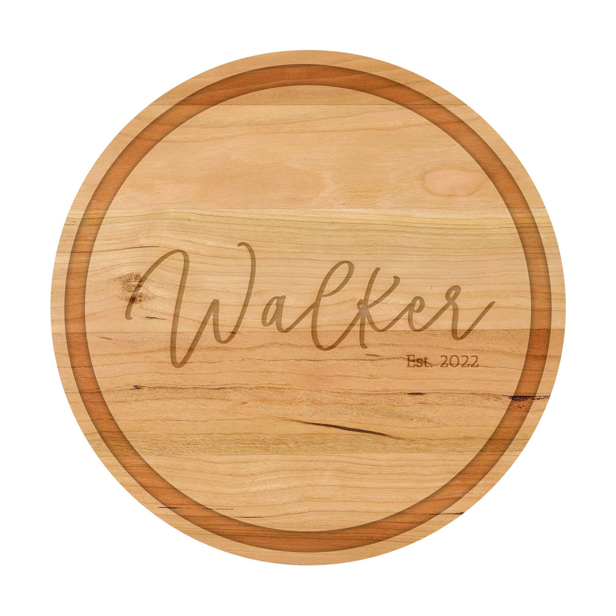 Classic Script Family Name Cutting Board