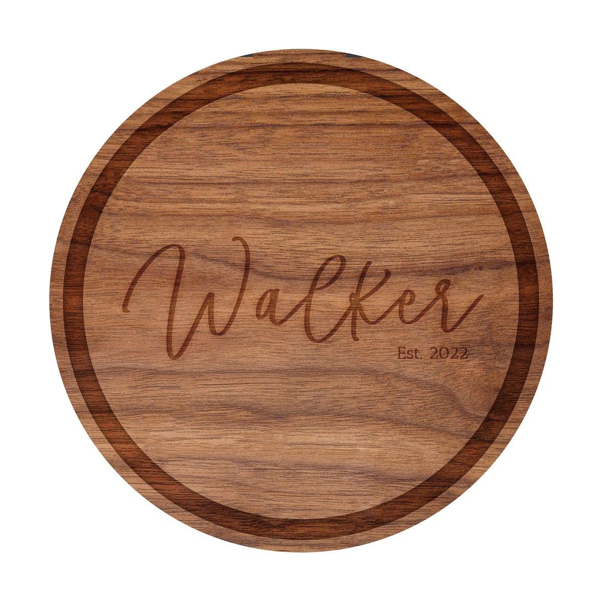 Classic Script Family Name Cutting Board