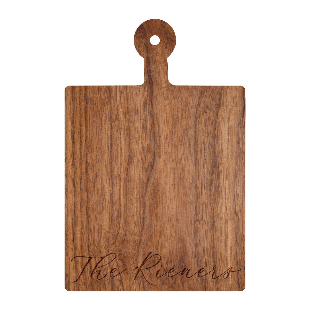 Custom Cursive Text Cutting Board