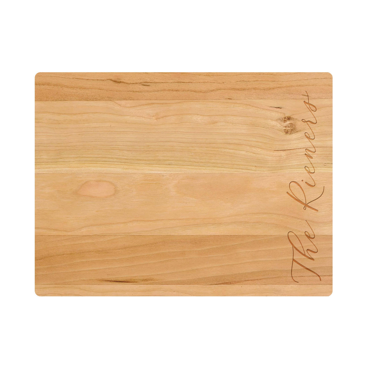 Custom Cursive Text Cutting Board