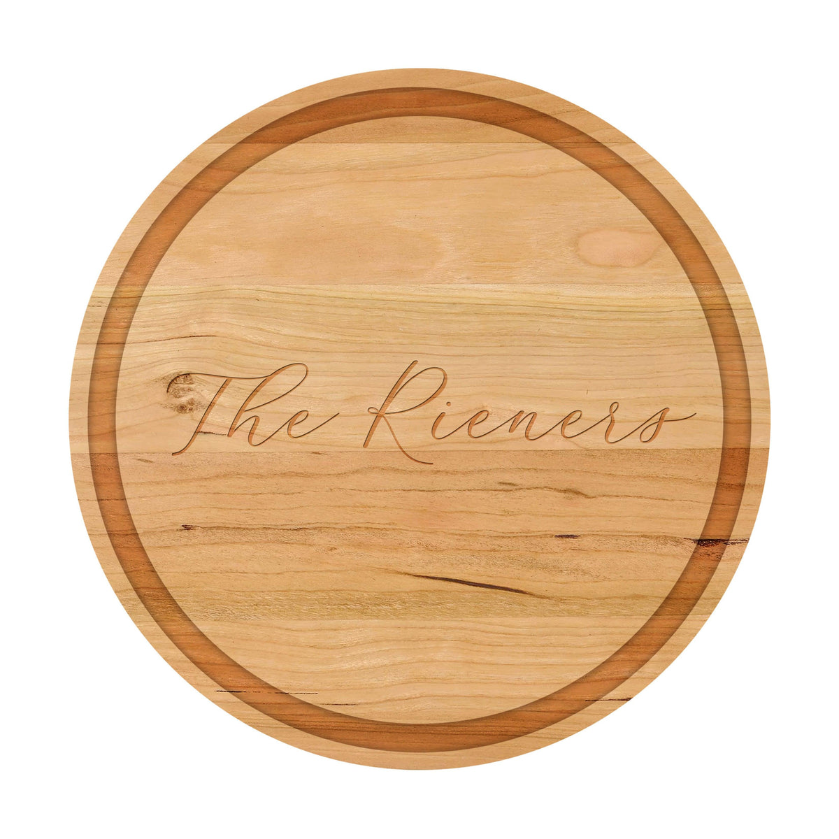Custom Cursive Text Cutting Board