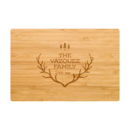 Rustic Country Antlers with Trees - 019
