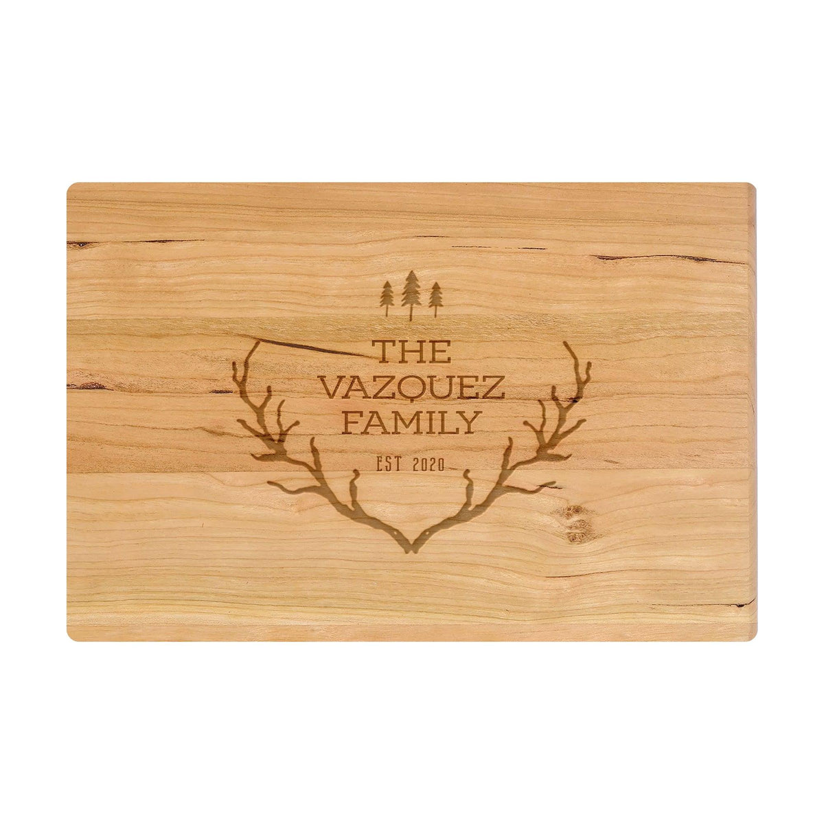 Rustic Country Antlers with Trees - 019