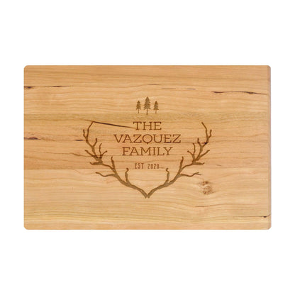 Rustic Country Antlers with Trees - 019