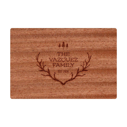 Rustic Country Antlers with Trees - 019