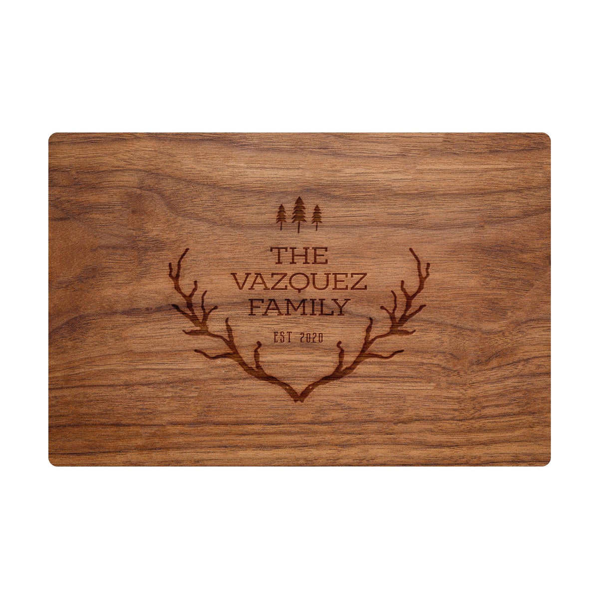 Rustic Country Antlers with Trees - 019