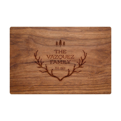 Rustic Country Antlers with Trees - 019