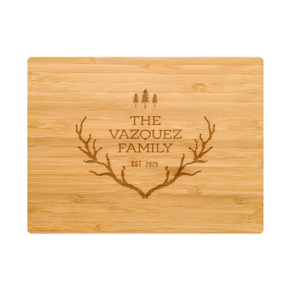 Rustic Country Antlers with Trees - 019