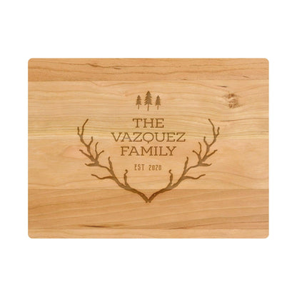 Rustic Country Antlers with Trees - 019