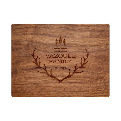 Rustic Country Antlers with Trees - 019