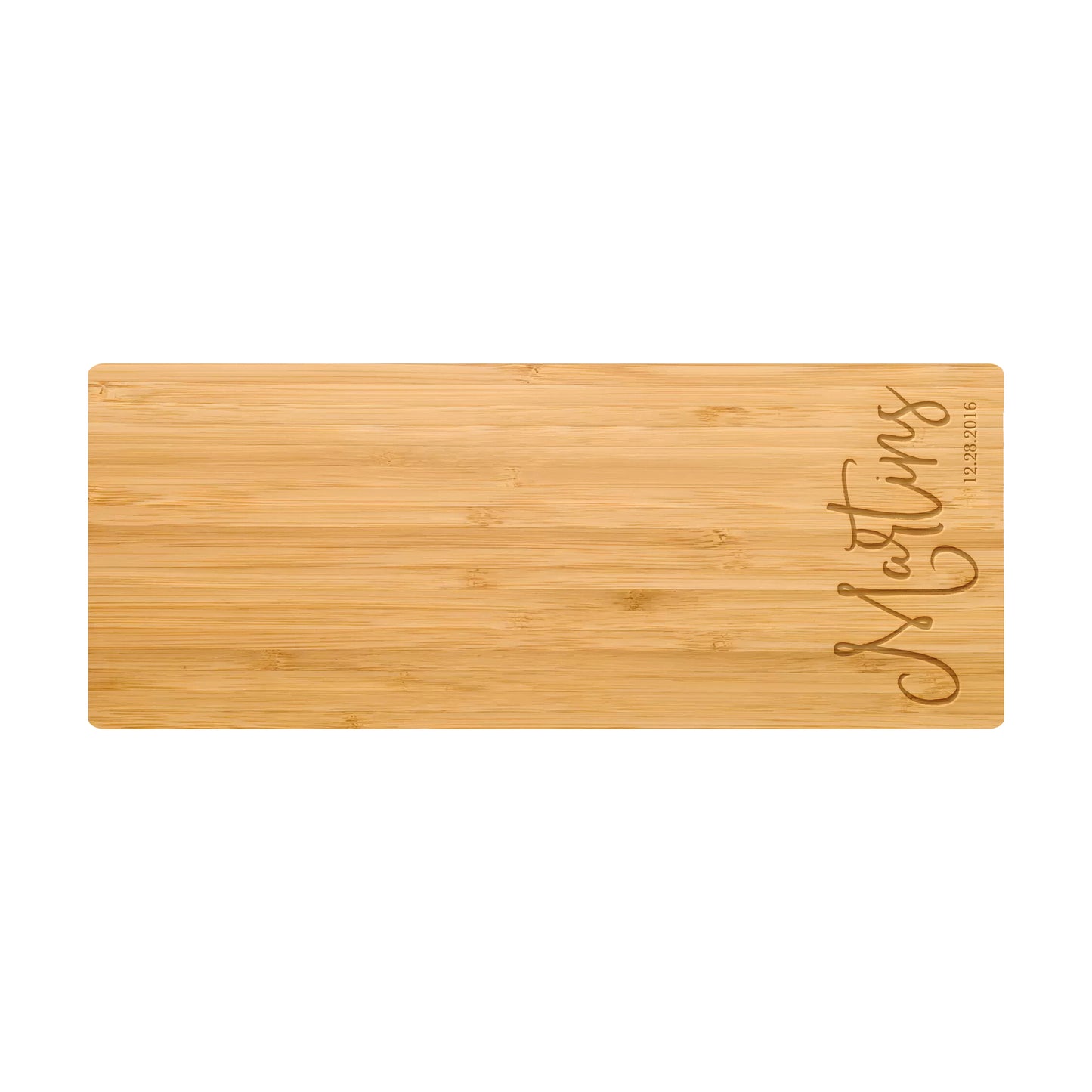 Modern Cursive Personalized Cutting Board - 029