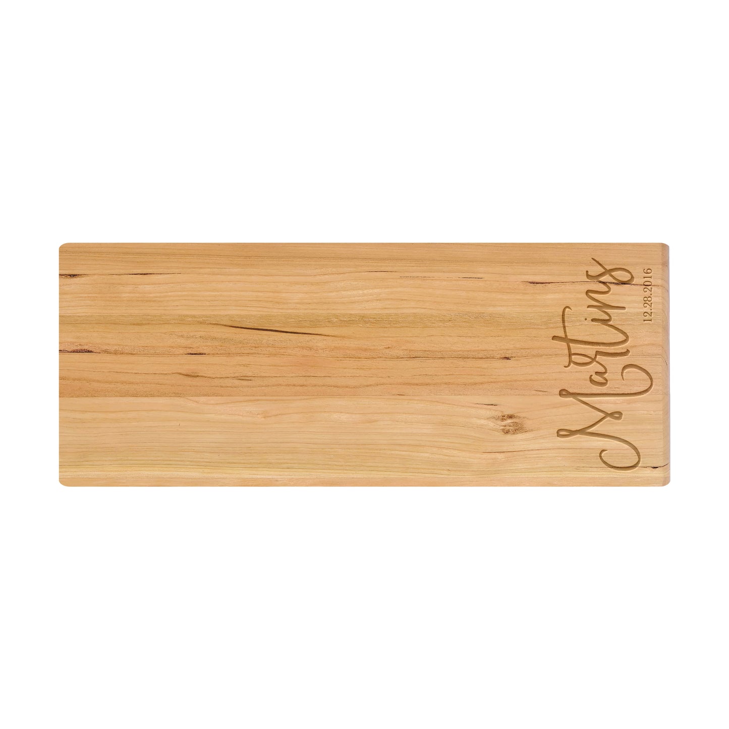 Modern Cursive Personalized Cutting Board - 029