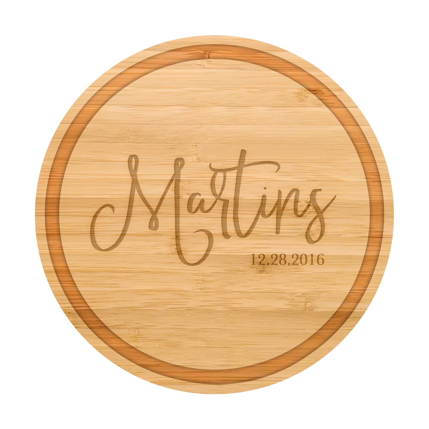 Modern Cursive Personalized Cutting Board - 029