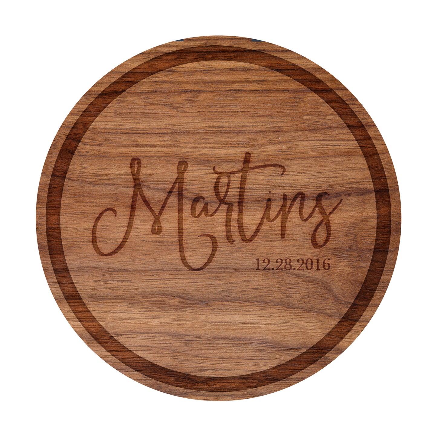 Modern Cursive Personalized Cutting Board - 029