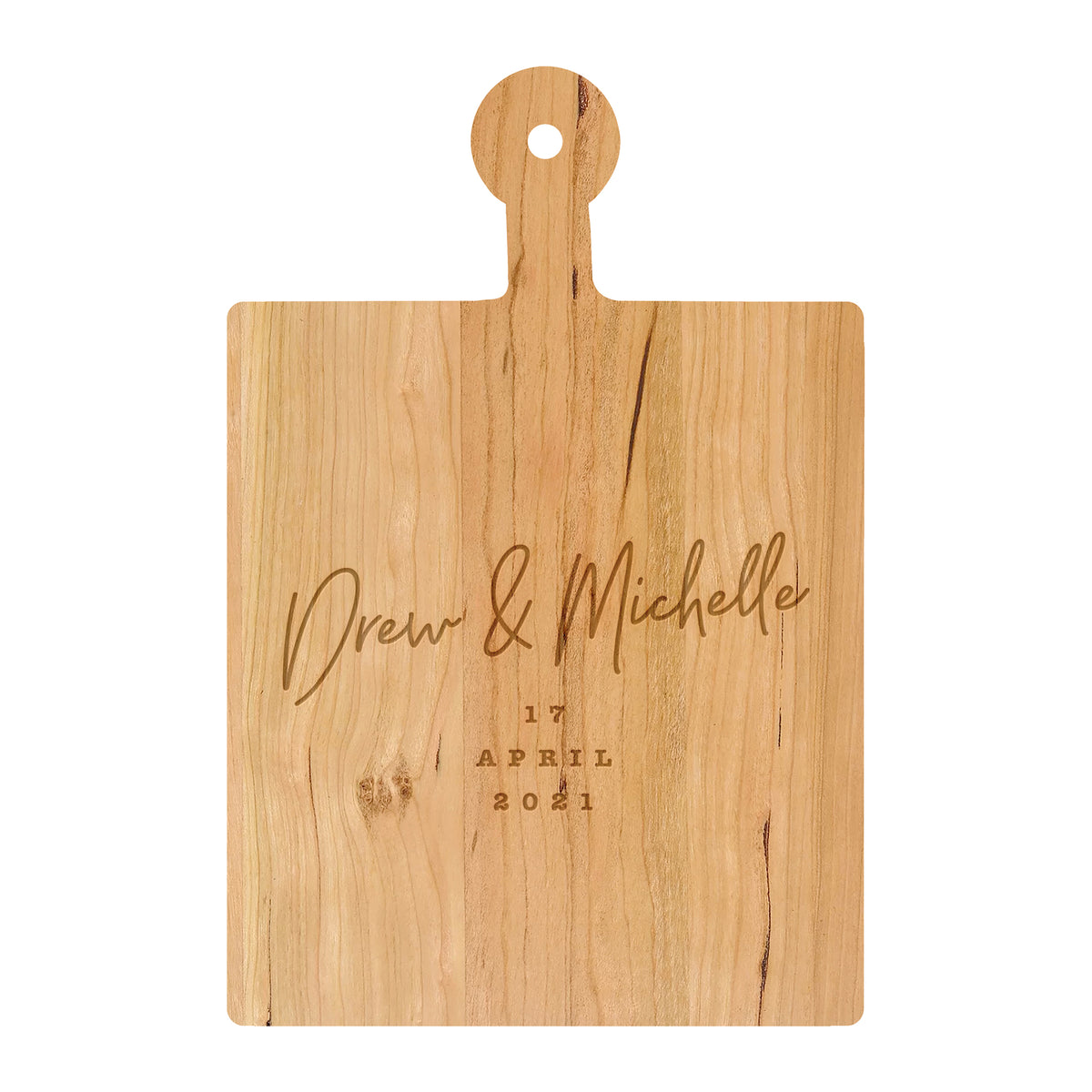 Modern Script Wedding Date Cutting Board