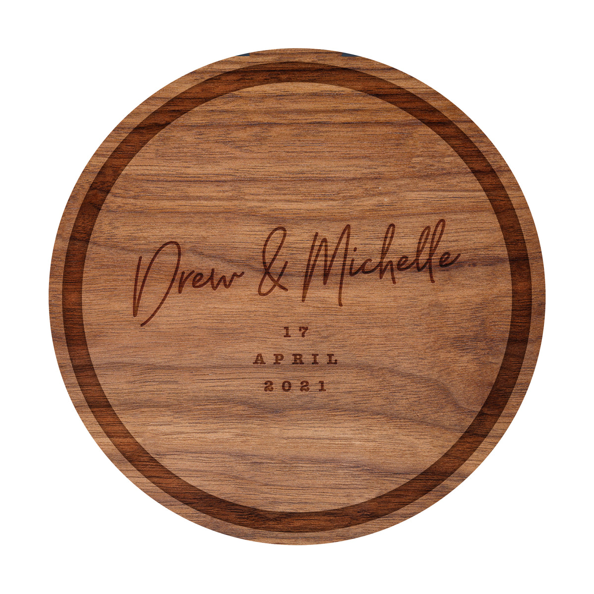Modern Script Wedding Date Cutting Board