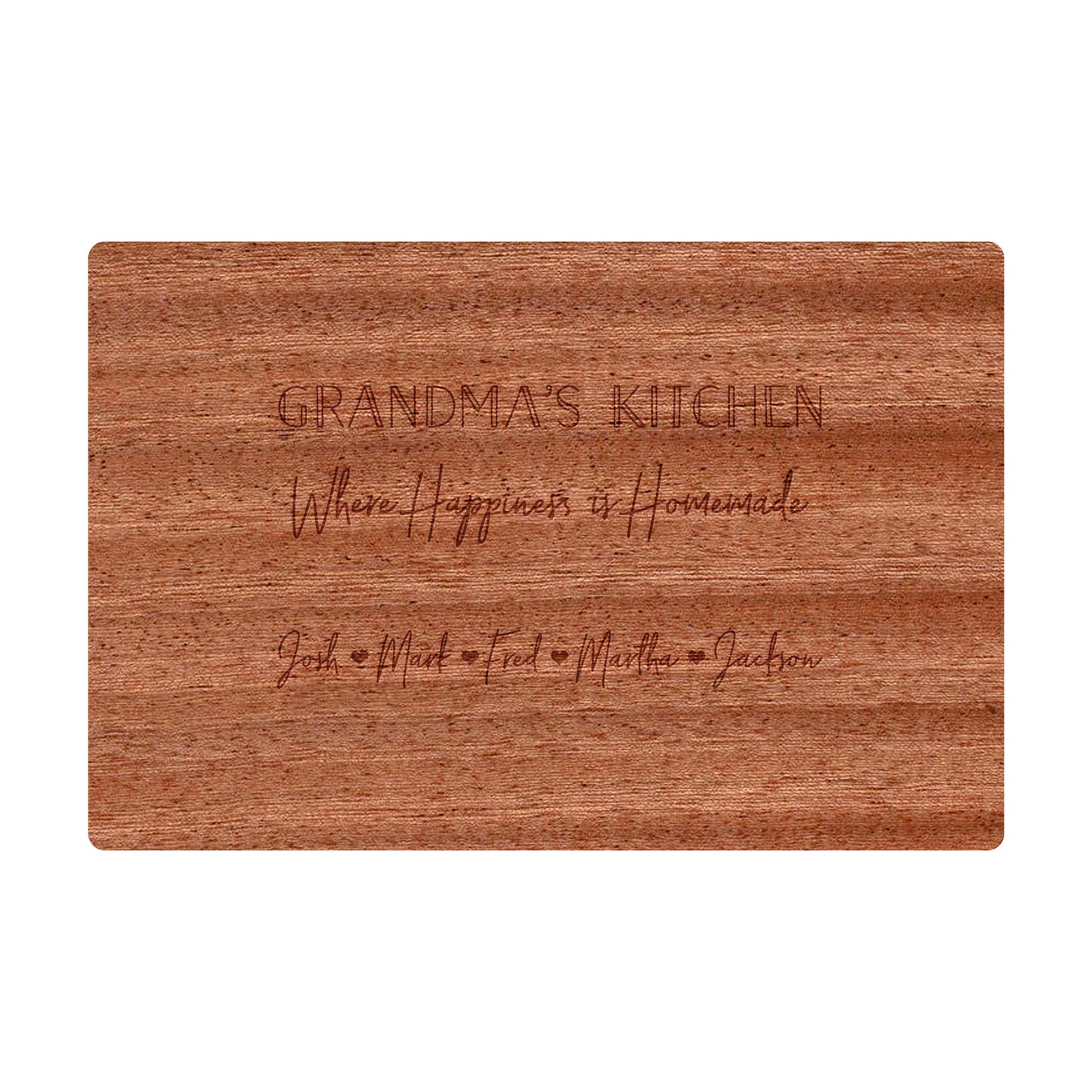 Grandma's Kitchen Personalized Cutting Board - 040