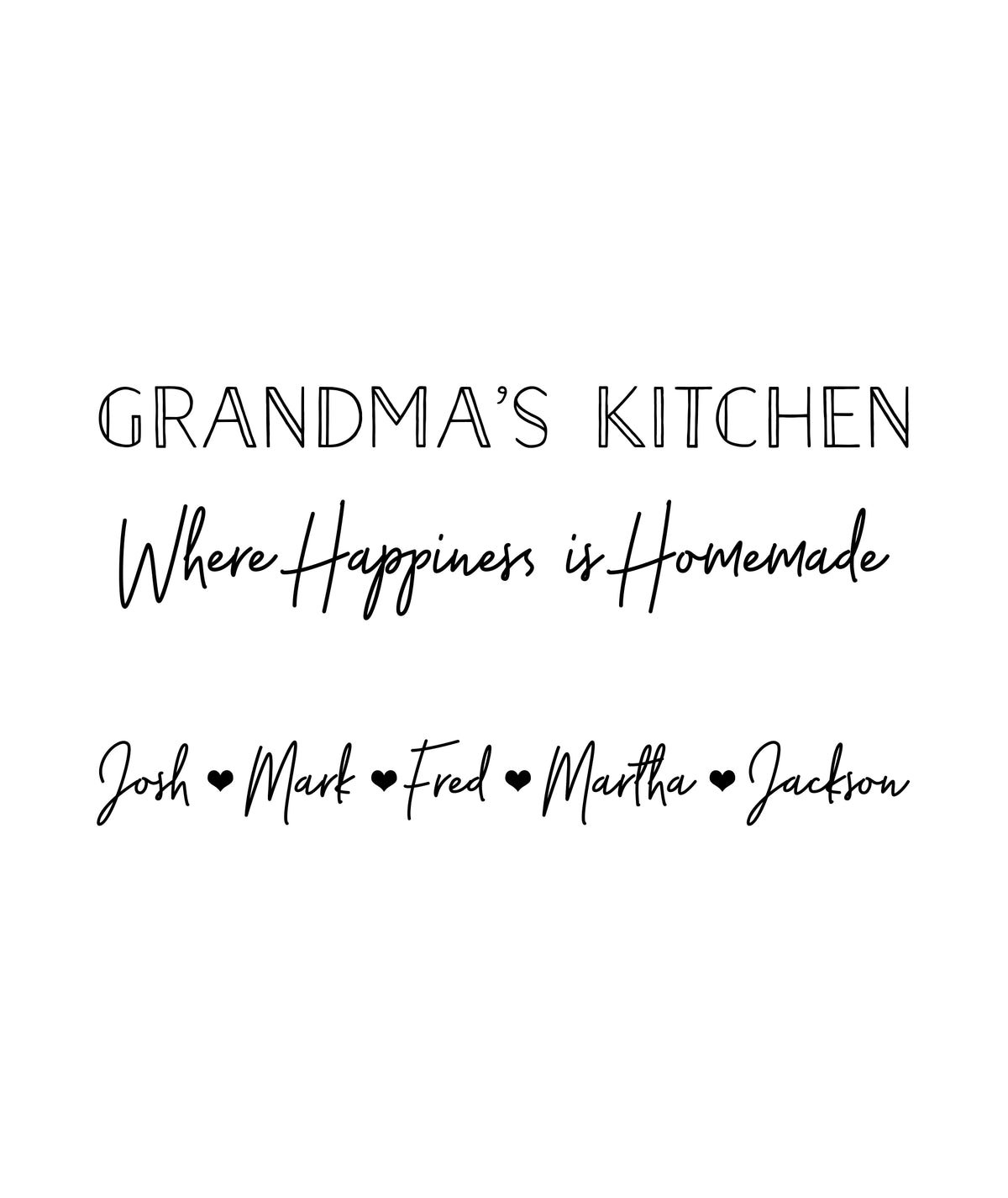 Grandma’s Kitchen Cutting Board