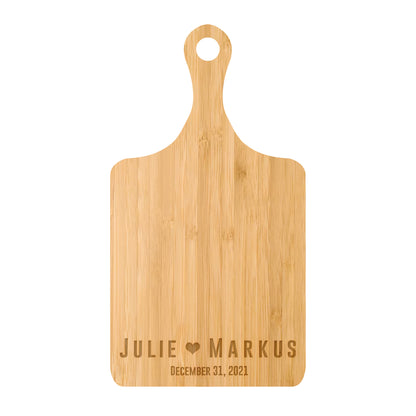Personalized Cutting Board | Bold Names with Heart