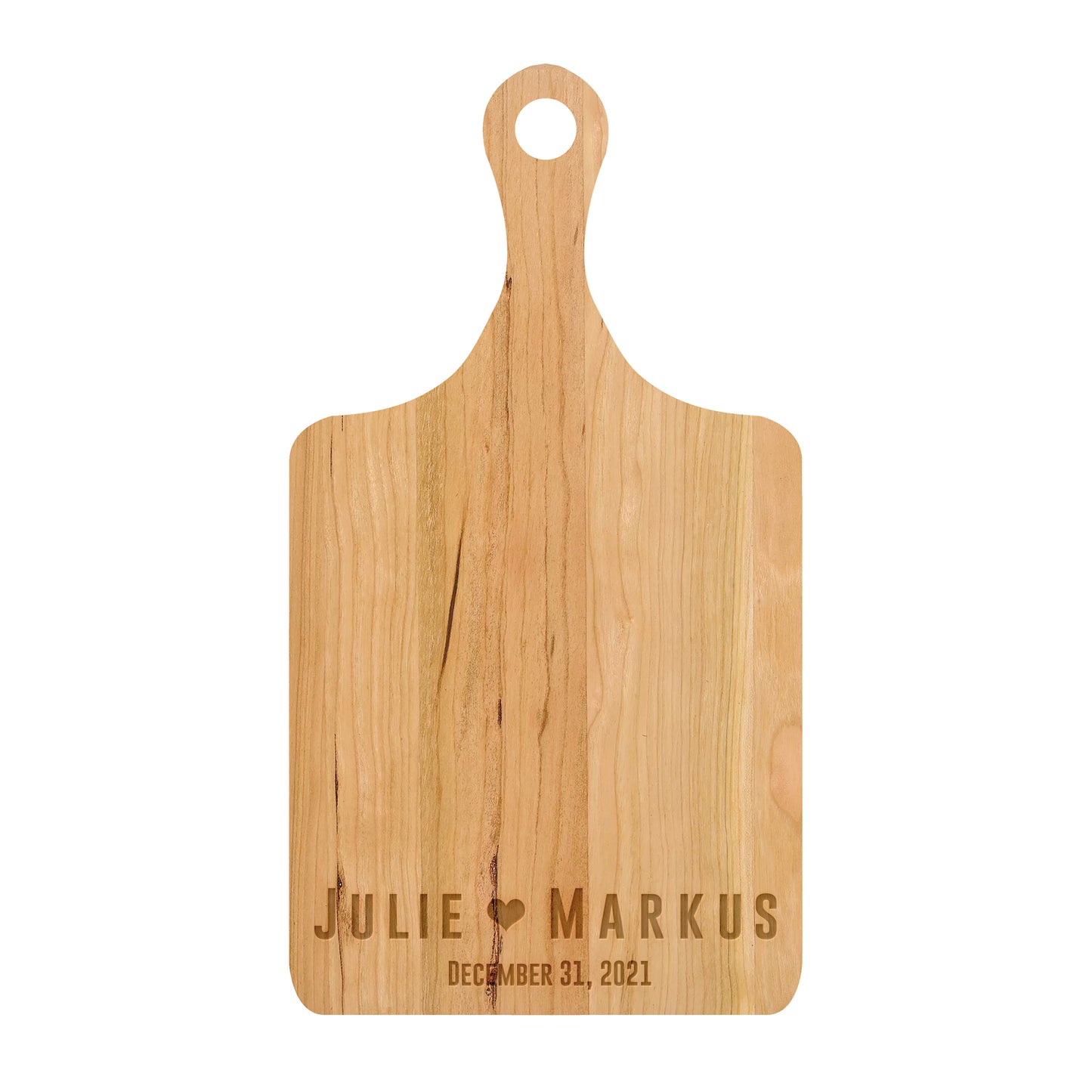 Personalized Cutting Board | Bold Names with Heart