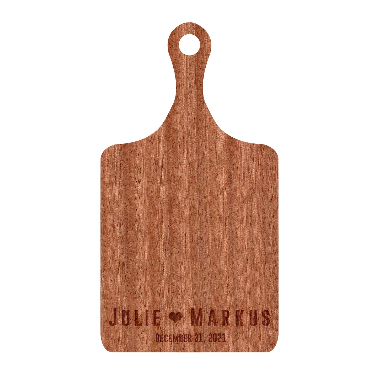 Personalized Cutting Board | Bold Names with Heart