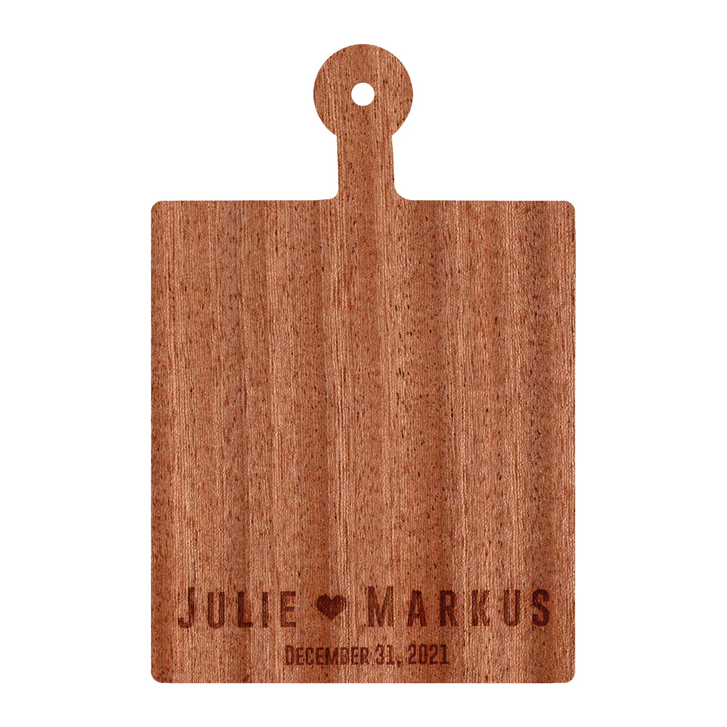 Personalized Cutting Board | Bold Names with Heart
