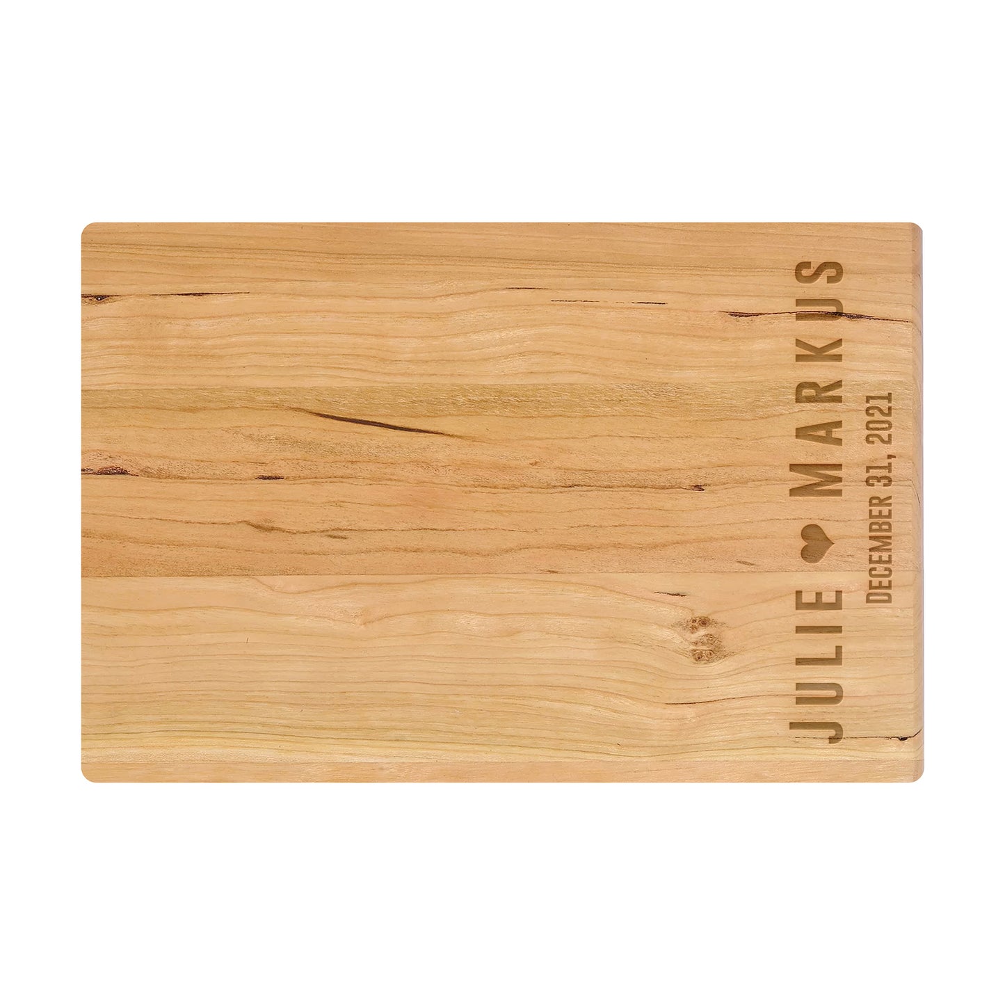 Personalized Cutting Board | Bold Names with Heart