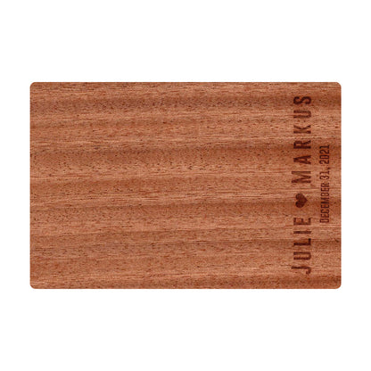 Personalized Cutting Board | Bold Names with Heart
