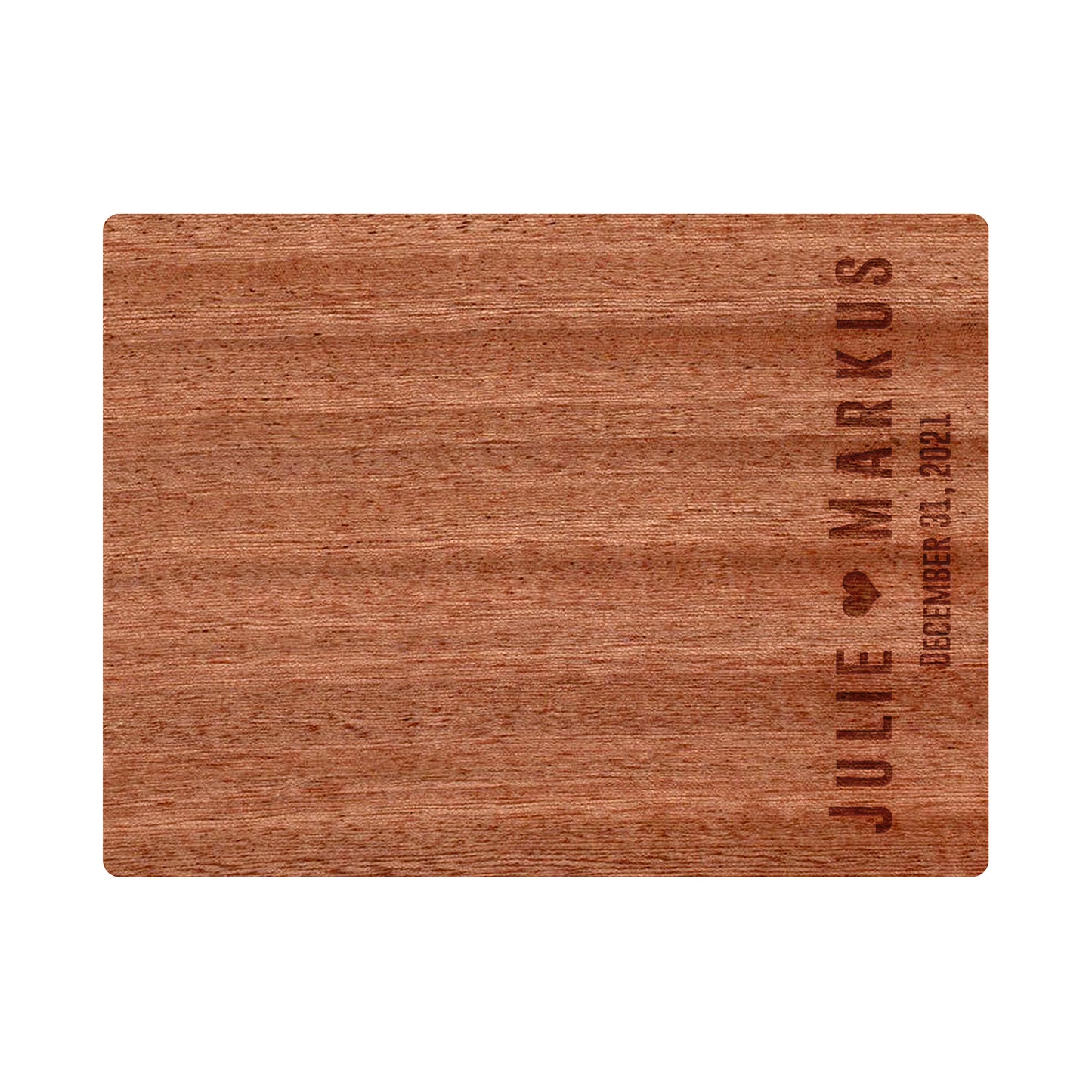 Personalized Cutting Board | Bold Names with Heart