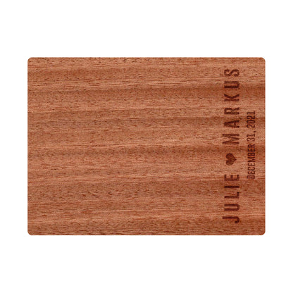 Personalized Cutting Board | Bold Names with Heart