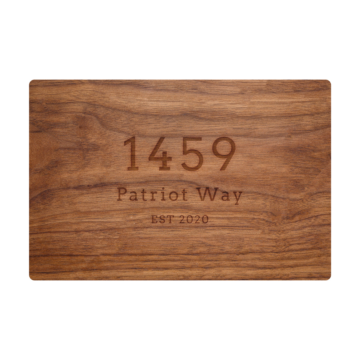 Street Address Cutting Board
