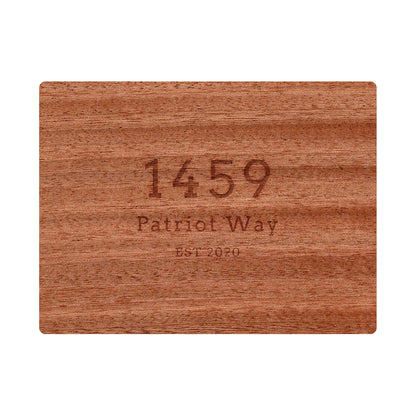 Personalized Address Cutting Board Housewarming - 046
