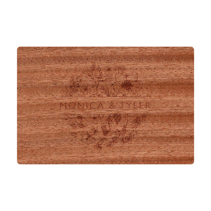 Florals with Names Cutting Board - 063