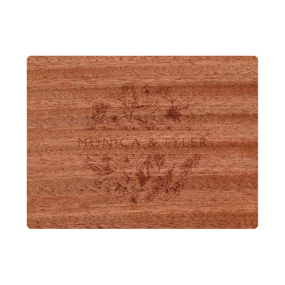Florals with Names Cutting Board - 063